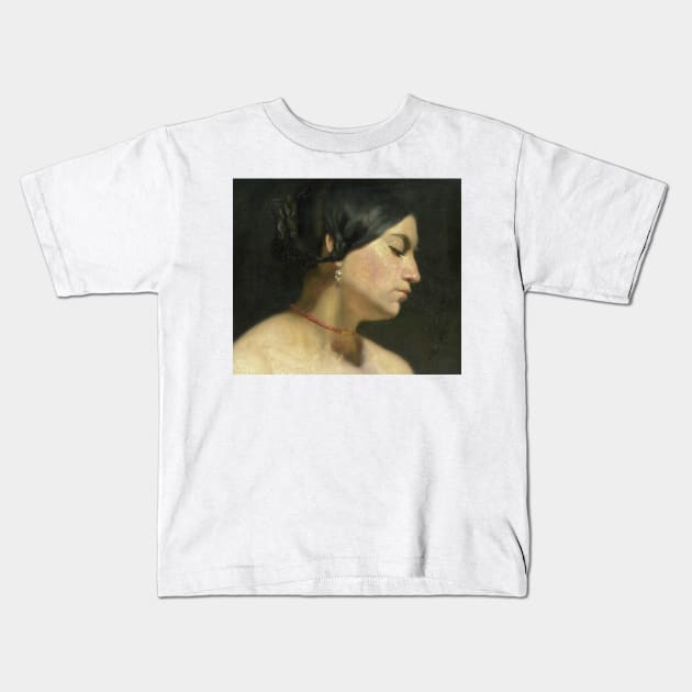 Mary Magdalene by Lawrence Alma-Tadema Kids T-Shirt by Classic Art Stall